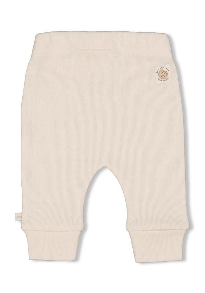 Feetje Broek rib - Cute Cookie Offwhite