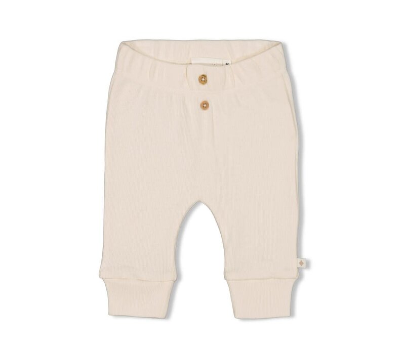 Feetje Broek rib - Cute Cookie Offwhite