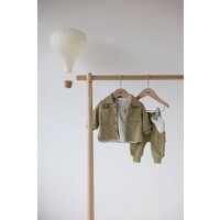 Feetje Broek rib - Mini Adventurer Olijf