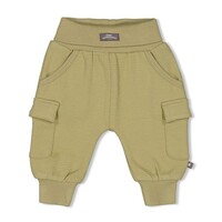 Feetje Broek rib - Mini Adventurer Olijf