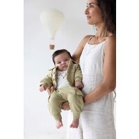 Feetje Broek rib - Mini Adventurer Olijf