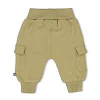 Feetje Broek rib - Mini Adventurer Olijf
