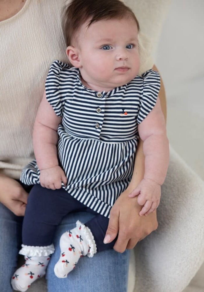 Feetje Jurk streep - Mon Cheri Marine