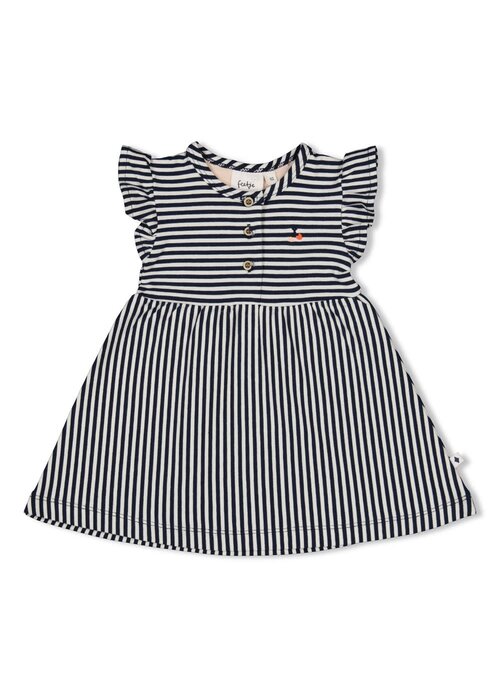 Feetje Feetje Jurk streep - Mon Cheri Marine