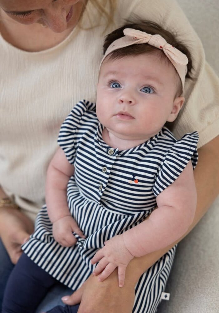 Feetje Jurk streep - Mon Cheri Marine