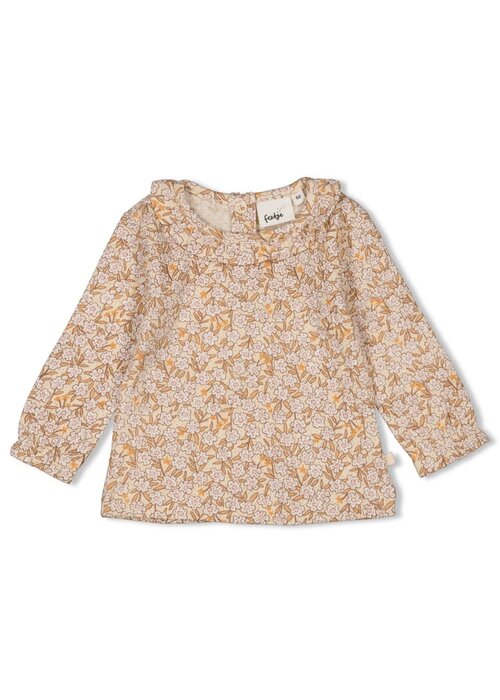 Feetje Feetje Longsleeve AOP - Flower Field Creme