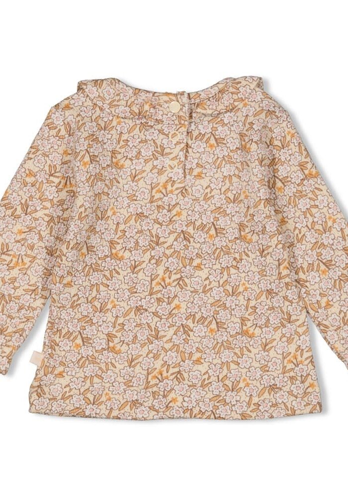 Feetje Longsleeve AOP - Flower Field Creme