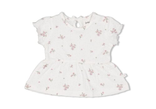 Feetje Feetje T-shirt AOP - Blossom Offwhite