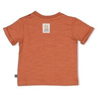 Feetje T-shirt - Mini Adventurer Brique