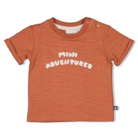 Feetje T-shirt - Mini Adventurer Brique