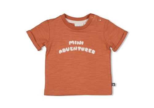 Feetje Feetje T-shirt - Mini Adventurer Brique