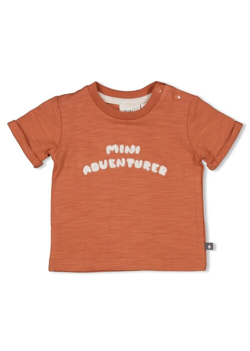 Feetje Feetje T-shirt - Mini Adventurer Brique