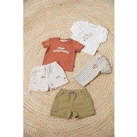 Feetje T-shirt - Mini Adventurer Brique