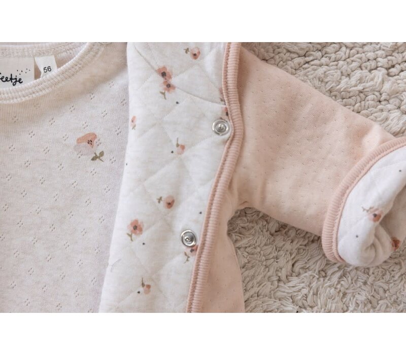 Feetje T-shirt - Sweet Poppy Offwhite melange