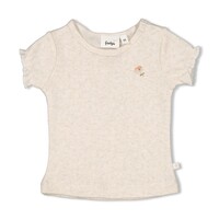 Feetje T-shirt - Sweet Poppy Offwhite melange