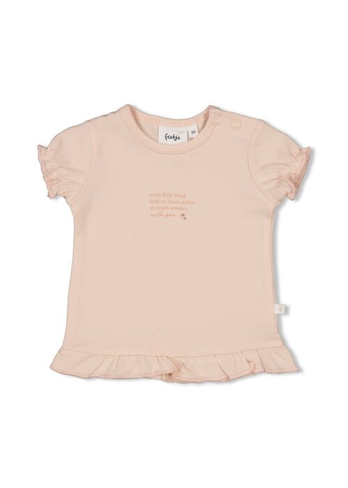 Feetje Feetje T-shirt - Sweet Poppy l.Roze