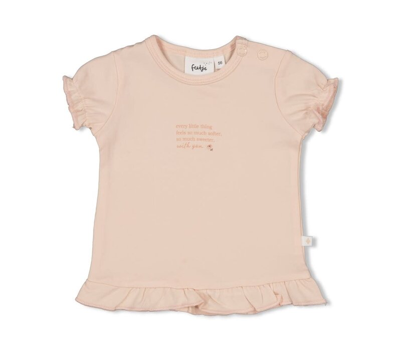 Feetje T-shirt - Sweet Poppy l.Roze