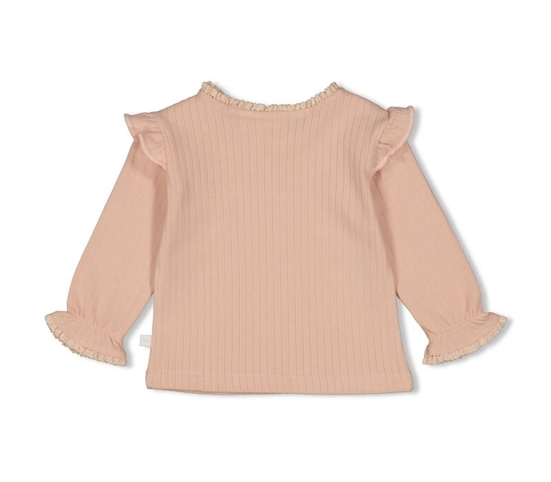 Feetje Longsleeve rib - Sweet Poppy Roze