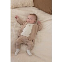 Feetje Broek AOP rib - Cute Cookie Zand