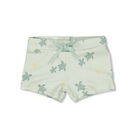 Feetje Zwembroekje AOP - Turtelly Cool Mint