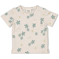Feetje T-shirt AOP - Turtelly Cool Offwhite