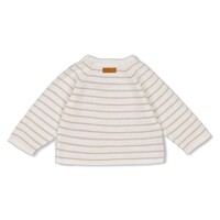 Feetje Sweater streep gebreid - Essential Knits Taupe