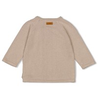 Feetje Overslag sweater gebreid - Essential Knits Taupe