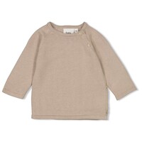 Feetje Overslag sweater gebreid - Essential Knits Taupe