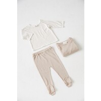 Feetje Overslag sweater gebreid - Essential Knits Taupe