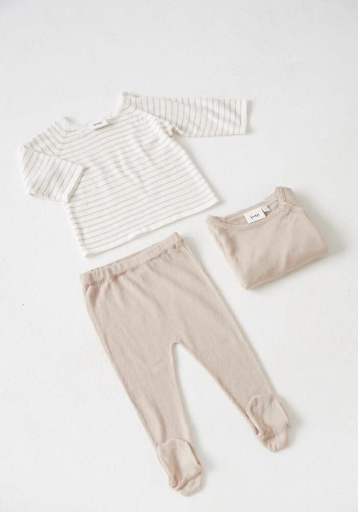 Feetje Overslag sweater gebreid - Essential Knits Taupe