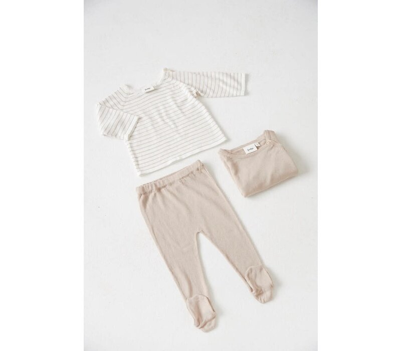 Feetje Overslag sweater gebreid - Essential Knits Taupe