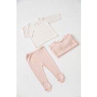 Feetje Overslag sweater gebreid - Essential Knits Roze
