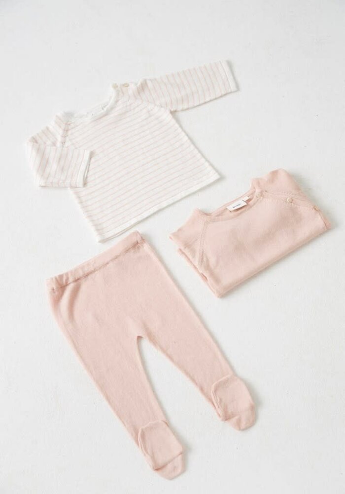Feetje Overslag sweater gebreid - Essential Knits Roze