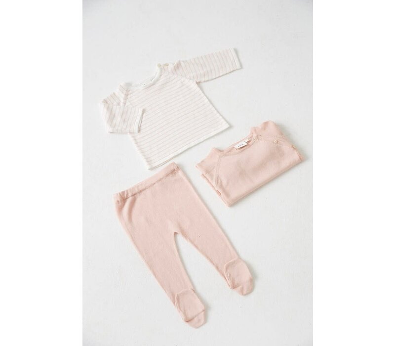 Feetje Overslag sweater gebreid - Essential Knits Roze