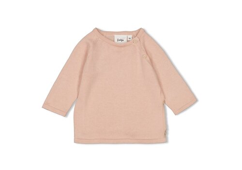 Feetje Feetje Overslag sweater gebreid - Essential Knits Roze Feetje Feetje Overslag sweater gebreid - Essential Knits Roze