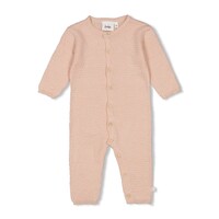 Feetje Pak gebreid pointelle - Essential Knits Roze