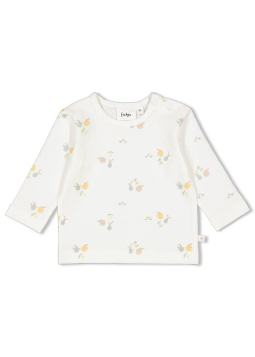 Feetje Feetje Longsleeve AOP - Picnic Party Offwhite