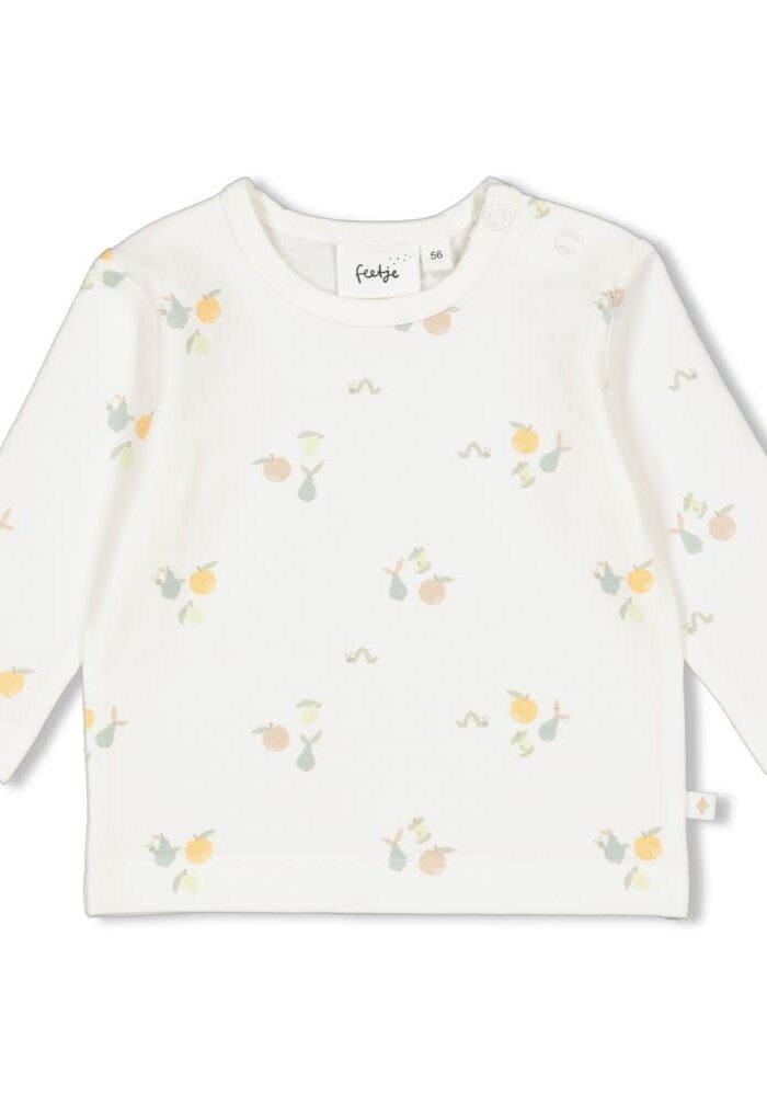 Feetje Longsleeve AOP - Picnic Party Offwhite