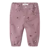 Name it Name It NBFROSE LOOS R TWI PANT 1717 - YF T Elderberry - Embroidery