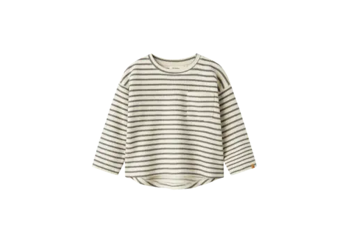 Lil' Atelier Lil' Atelier Adeo LS RLX Top Turtledove/Pewter