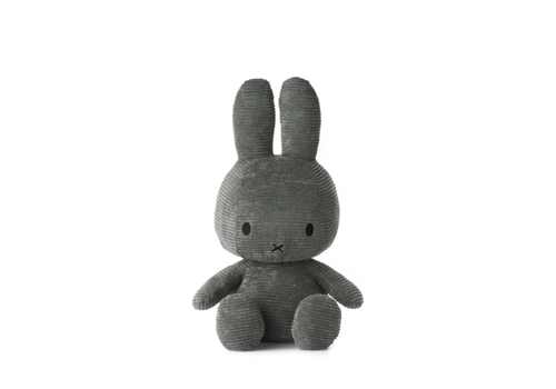 Bon Ton Toys Nijntje - Miffy Sitting Corduroy Grey - 50 cm