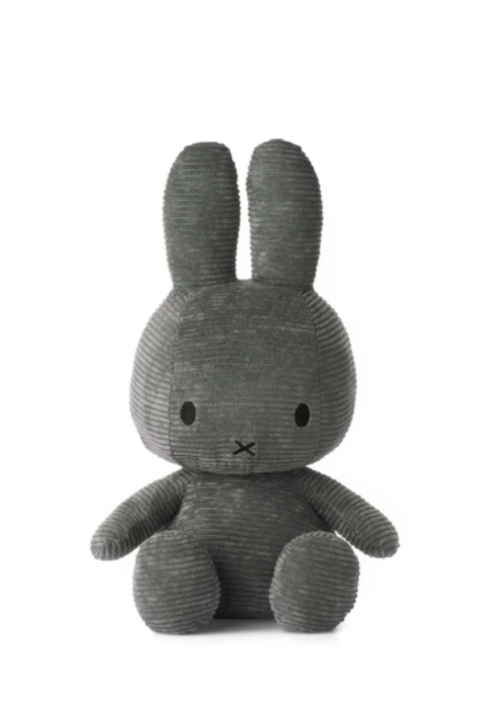 Nijntje - Miffy Sitting Corduroy Grey - 50 cm