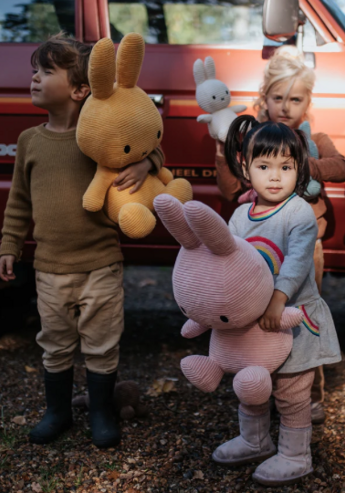 Nijntje - Miffy Sitting Corduroy Grey - 50 cm