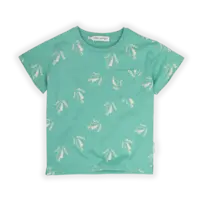 Sproet & Sprout T-shirt pocket trees print  Botanical green