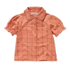 Sproet & Sprout Sproet & Sprout Blouse girls check print  Blush Sproet & Sprout Sproet & Sprout Blouse girls check print  Blush