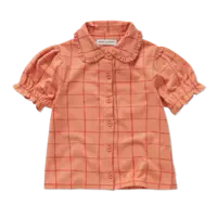 Sproet & Sprout Blouse girls check print  Blush