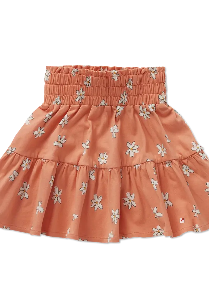 Sproet & Sprout Smock skirt daisies print  Blush