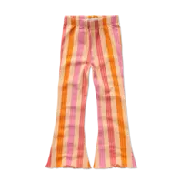 Sproet & Sprout Flare legging stripes  Nectarine