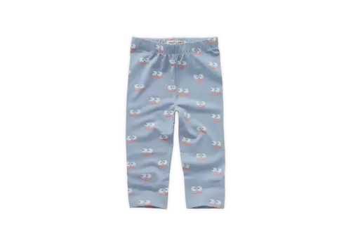 Sproet & Sprout Sproet & Sprout Legging smiley print  Misty blue