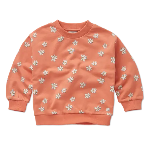 Sproet & Sprout Sweatshirt daisies print  Blush 